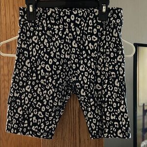 Forever 21 Leopard Print Athletic Shorts